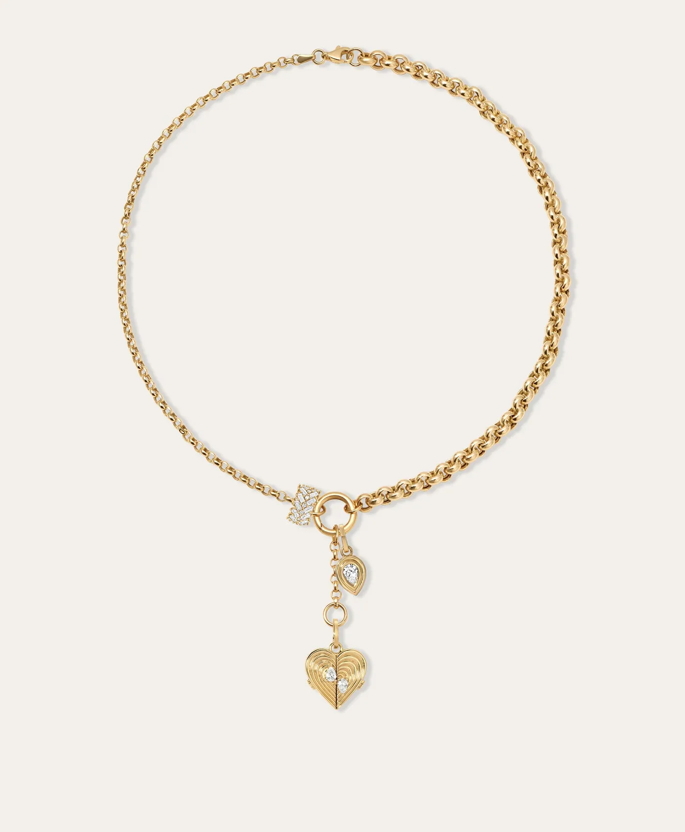 Aerin Diamond Charm Necklace sold by Adina Reyter