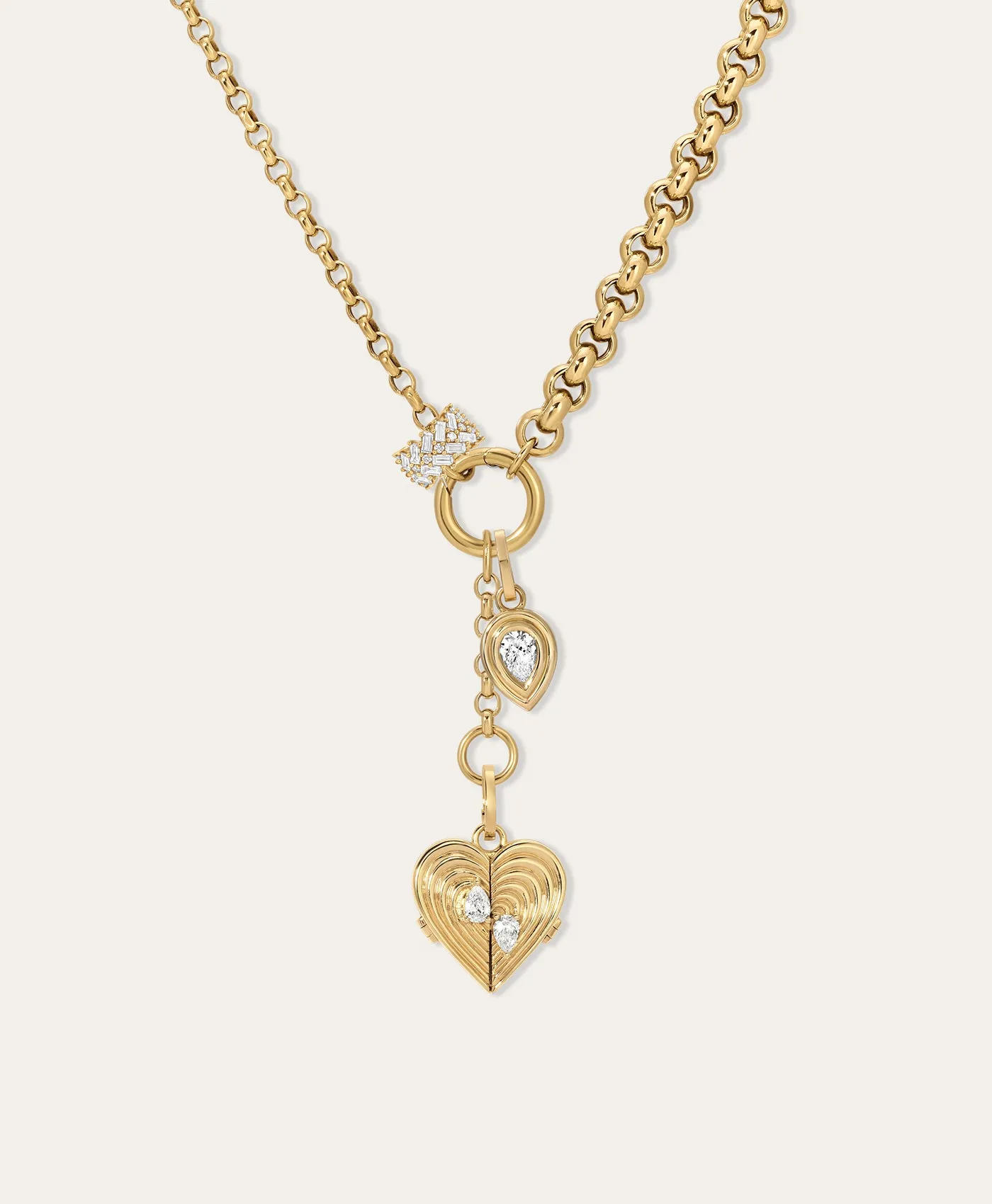Aerin Diamond Charm Necklace sold by Adina Reyter product image thumbnail 3