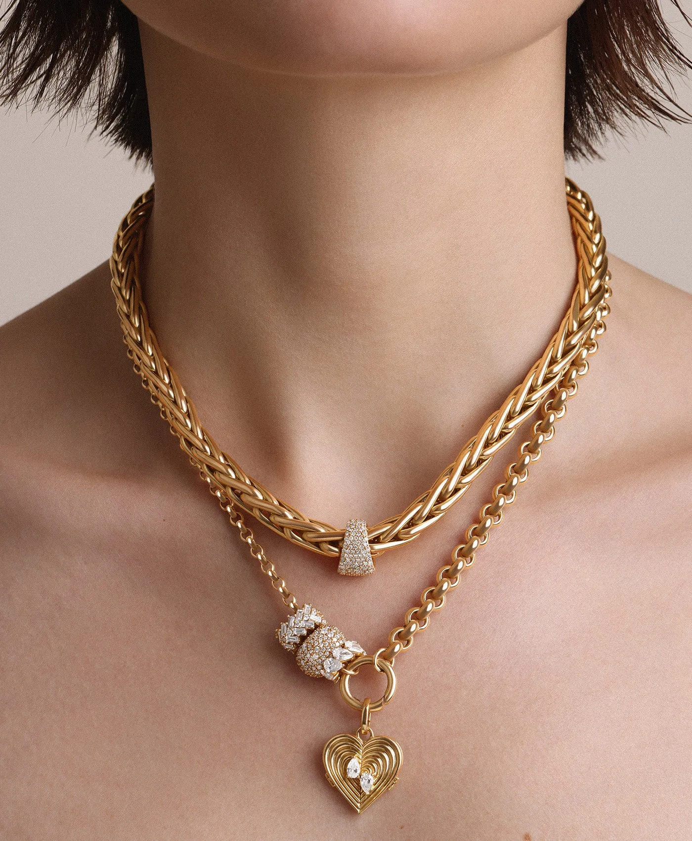 Aerin Diamond Charm Necklace sold by Adina Reyter product image thumbnail 2