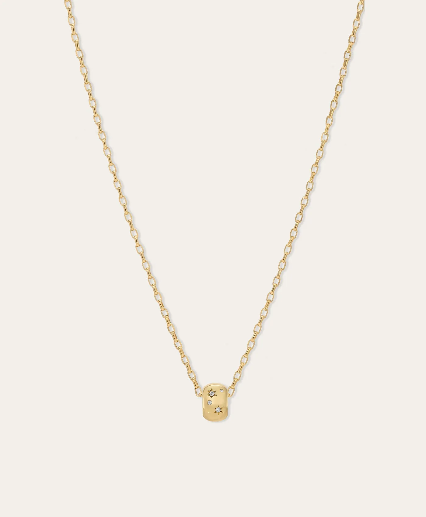 Celestial Diamond Big Bead Necklace sold by Adina Reyter