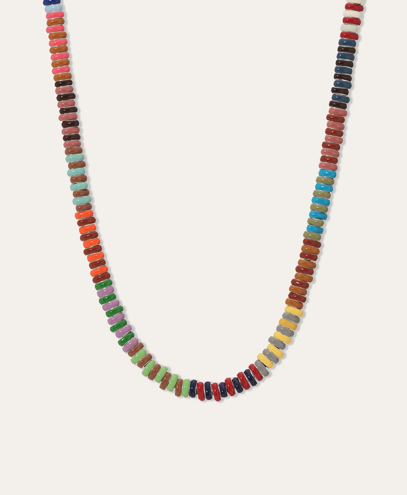 Runway Stripes Mini Bead Necklace sold by Adina Reyter product image thumbnail 3