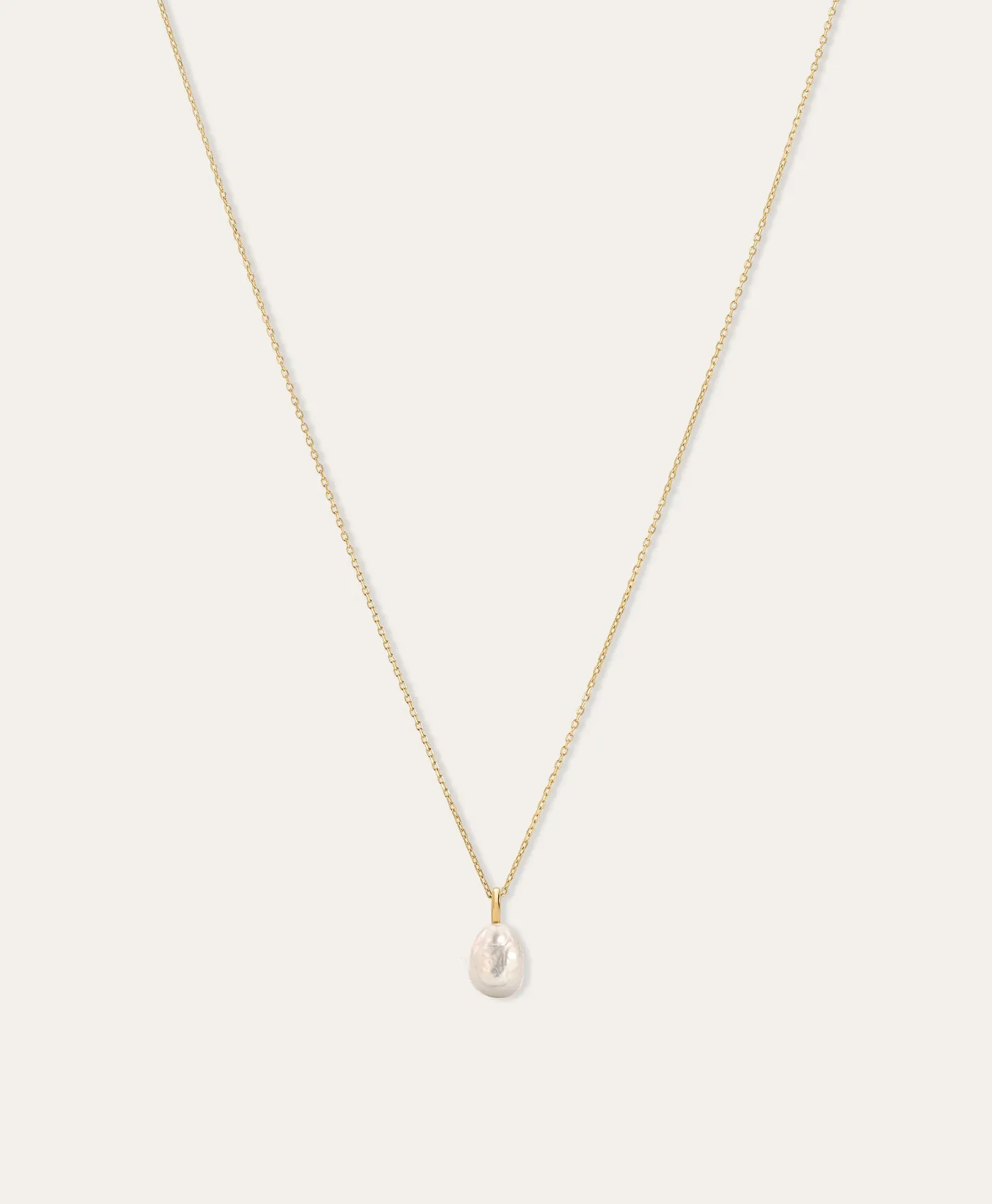 Baroque Pearl Mini Charm Necklace sold by Adina Reyter