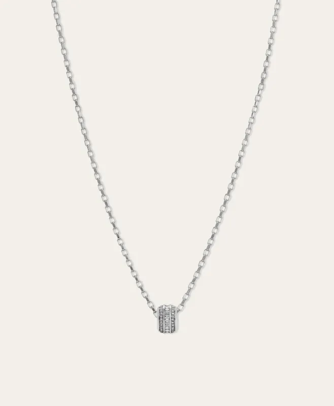 Martine Diamond Big Bead Necklace made by Adina Reyter