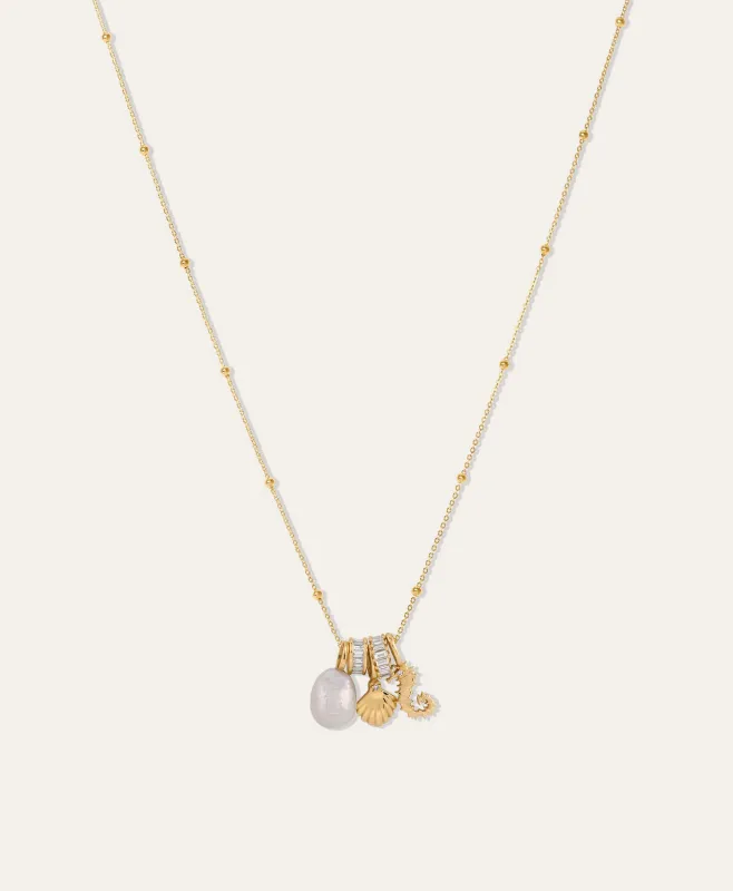 She Sells Seashells Diamond Rager Necklace made by Adina Reyter