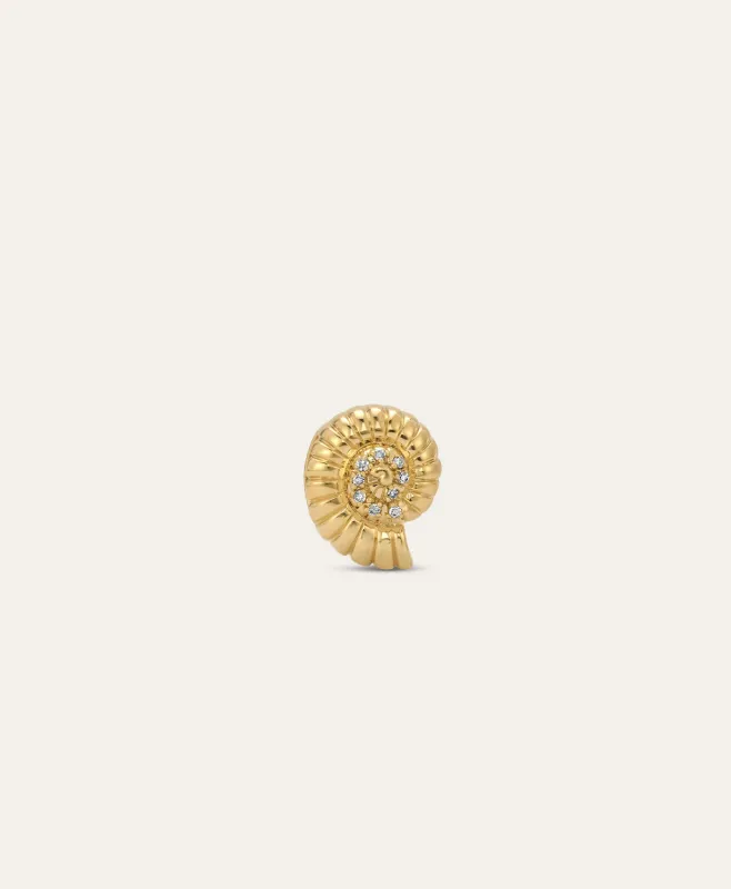 Groovy Diamond Seashell Big Bead made by Adina Reyter