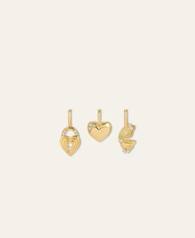 One of a Kind Love Locket Mini Charm Pack made by Adina Reyter