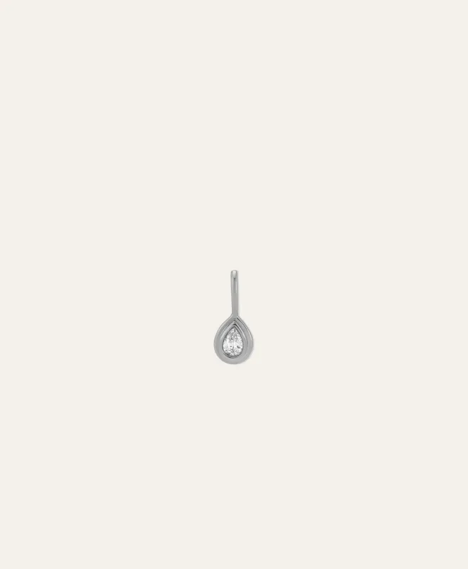 Groovy Diamond Teardrop Mini Charm made by Adina Reyter