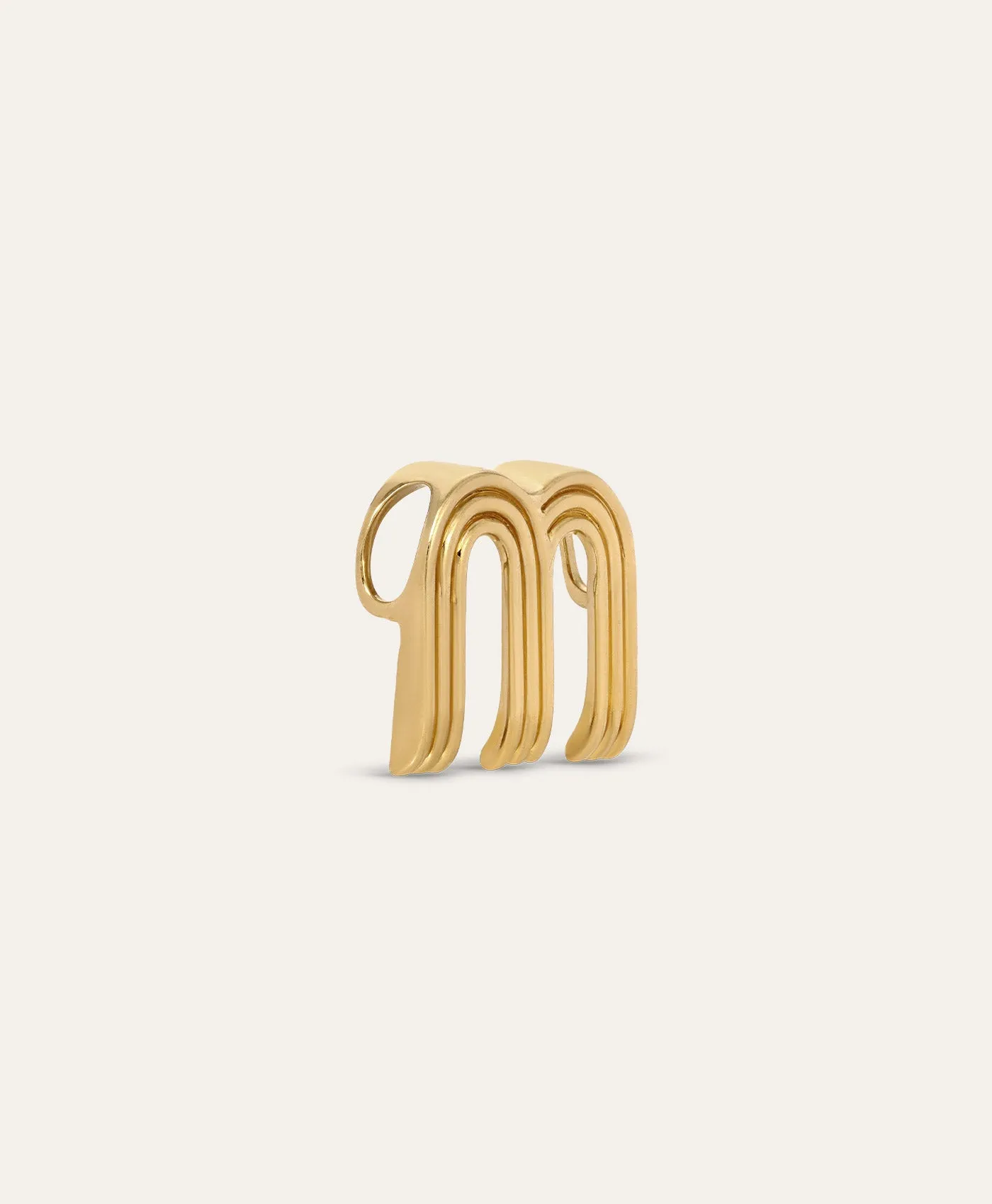 One of a Kind Groovy Initial Big Bead - Letter M sold by Adina Reyter product image thumbnail 2