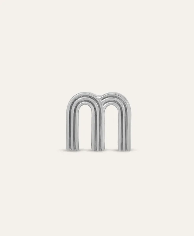 One of a Kind Groovy Initial Big Bead - Letter M made by Adina Reyter