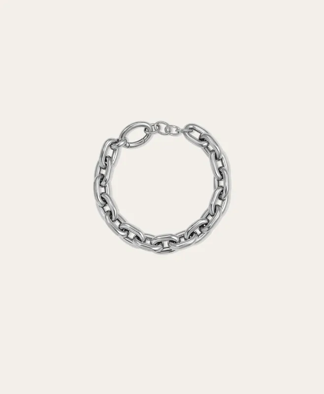 One of a Kind Large Cable Link Bracelet made by Adina Reyter
