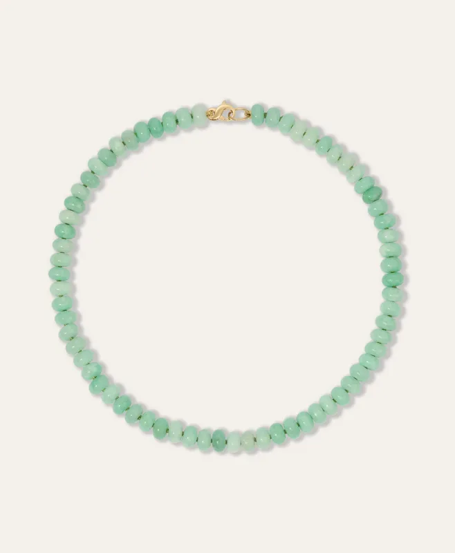 Clover Gemstone Necklace made by Adina Reyter