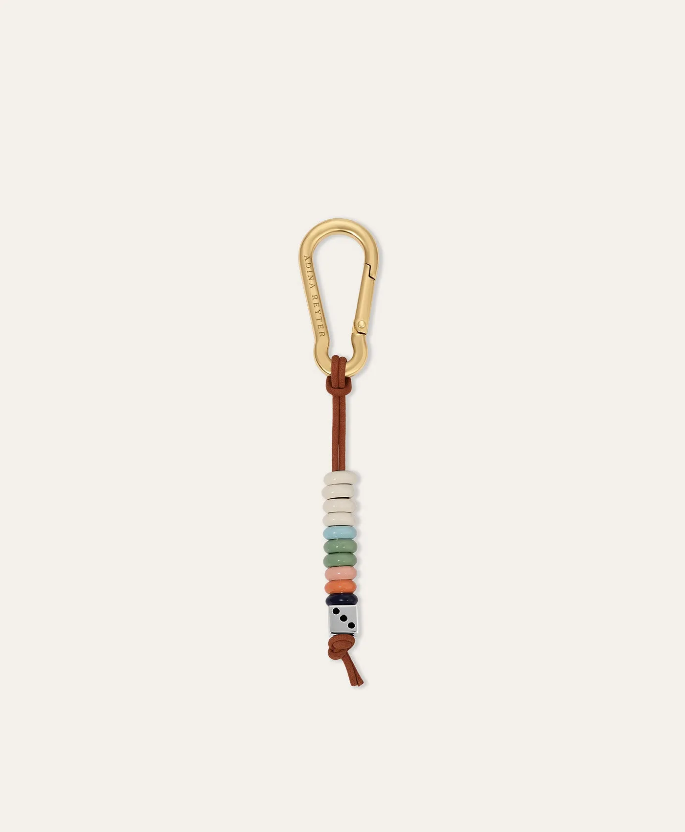 Enamel Prairie Sky Dice Bag Charm sold by Adina Reyter
