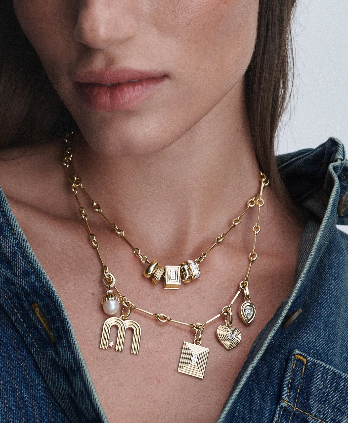 Station Chain Necklace sold by Adina Reyter product image thumbnail 2