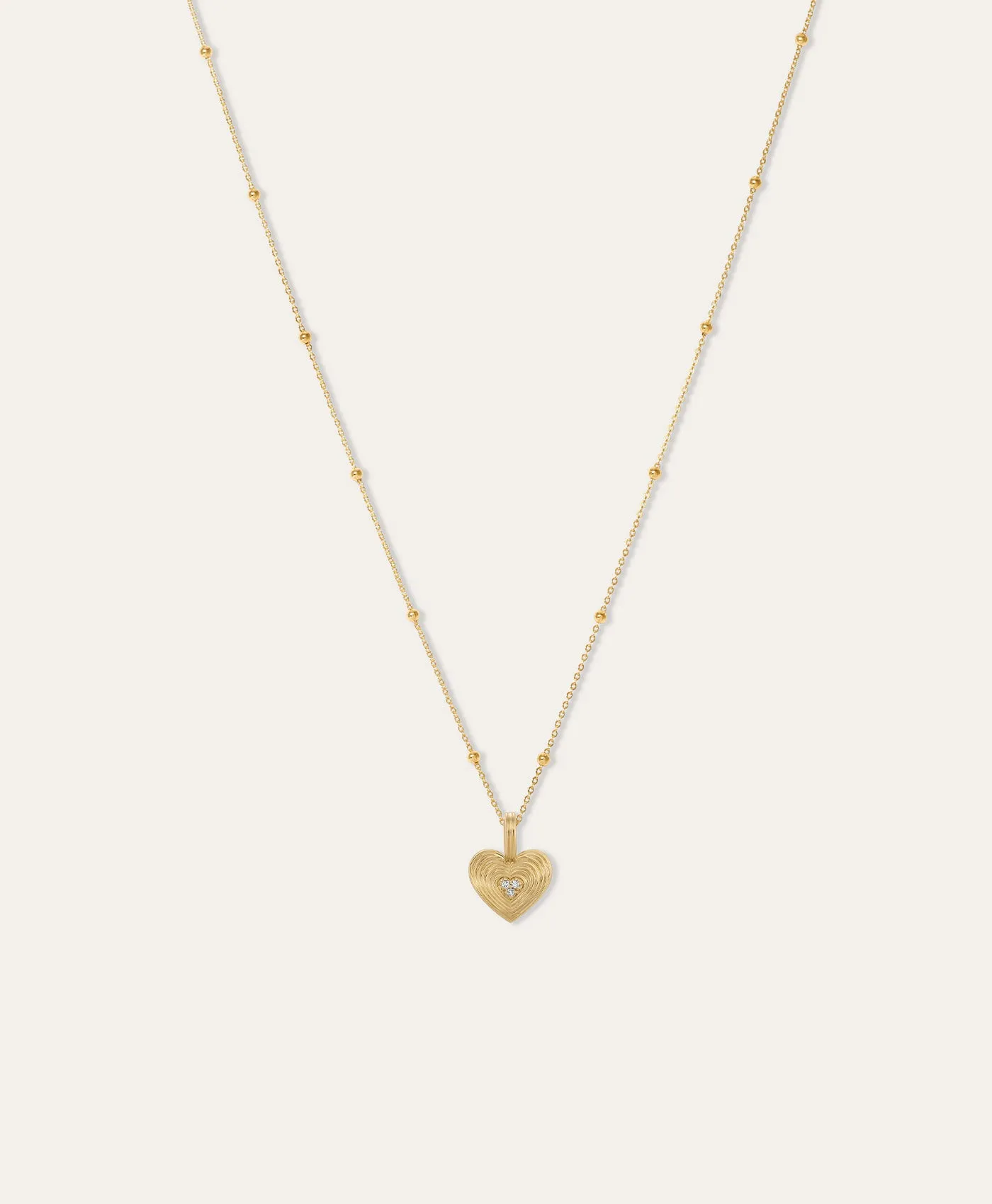 Groovy Geometric Diamond Heart Mini Charm sold by Adina Reyter product image thumbnail 3
