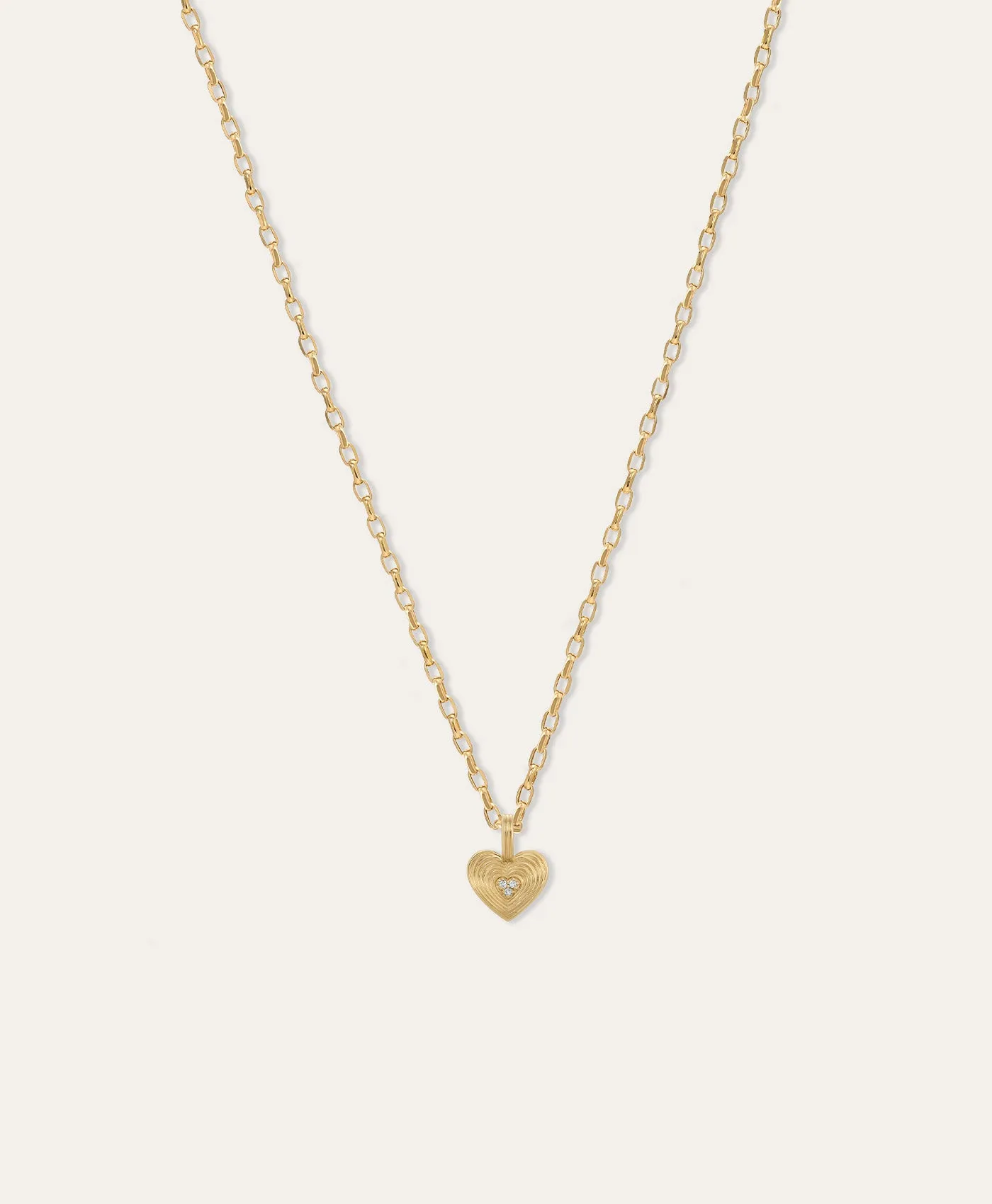 Groovy Geometric Diamond Heart Mini Charm sold by Adina Reyter product image thumbnail 4