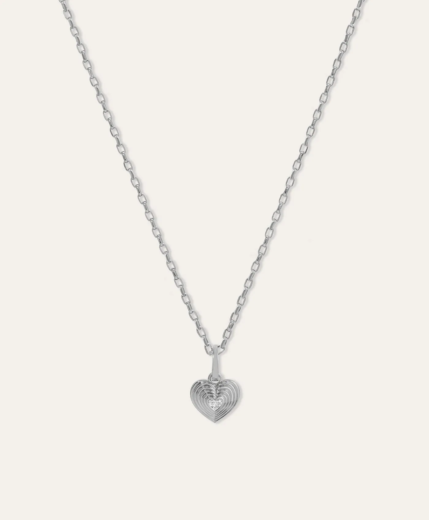 Groovy Geometric Diamond Heart Hinged Charm sold by Adina Reyter product image thumbnail 4