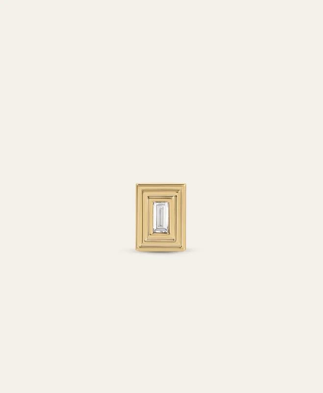 Groovy Geometric Diamond Rectangle Big Bead made by Adina Reyter