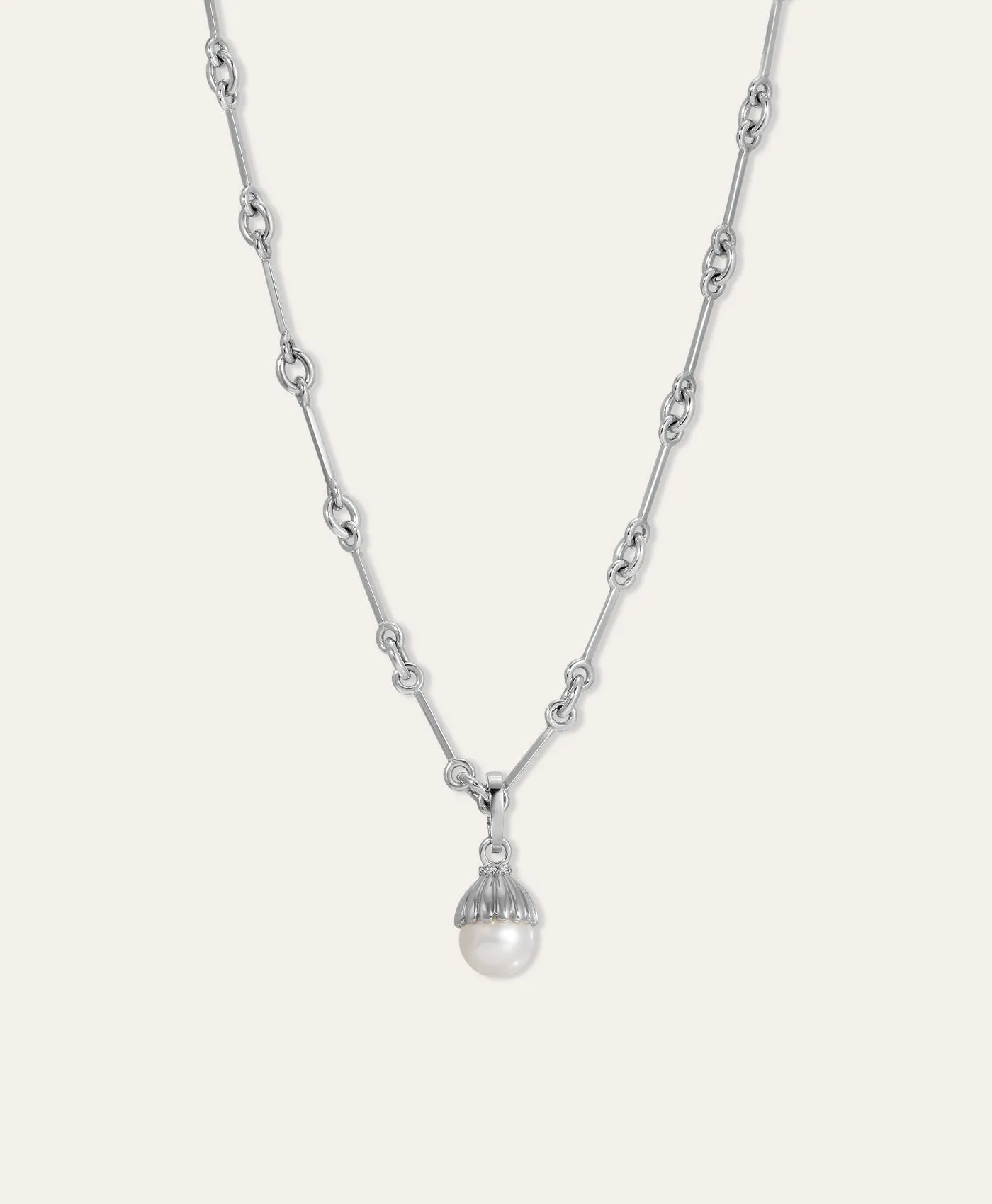 Groovy Pearl + Diamond Cone Hinged Charm sold by Adina Reyter product image thumbnail 5