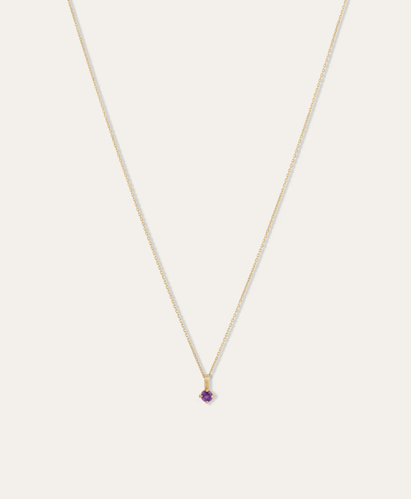 Groovy Solitaire Amethyst Mini Charm sold by Adina Reyter product image thumbnail 5