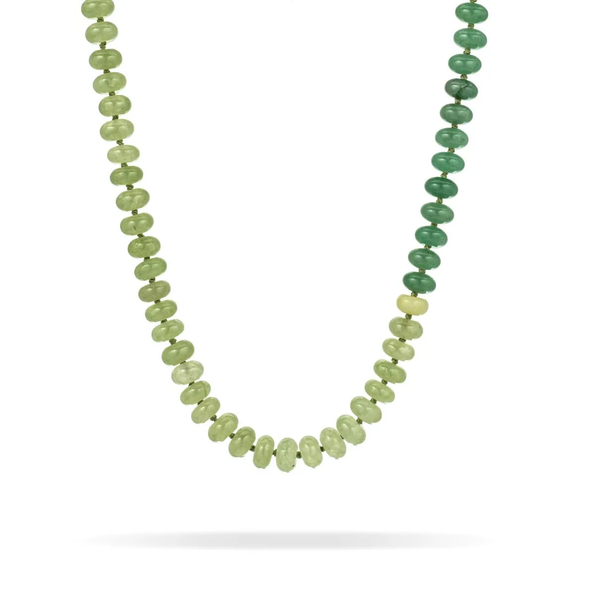 Shades of Green Gemstone Necklace sold by Adina Reyter product image thumbnail 3