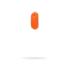 Orange Enamel Big Bead sold by Adina Reyter