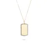 Pavé Dog Tag Necklace sold by Adina Reyter