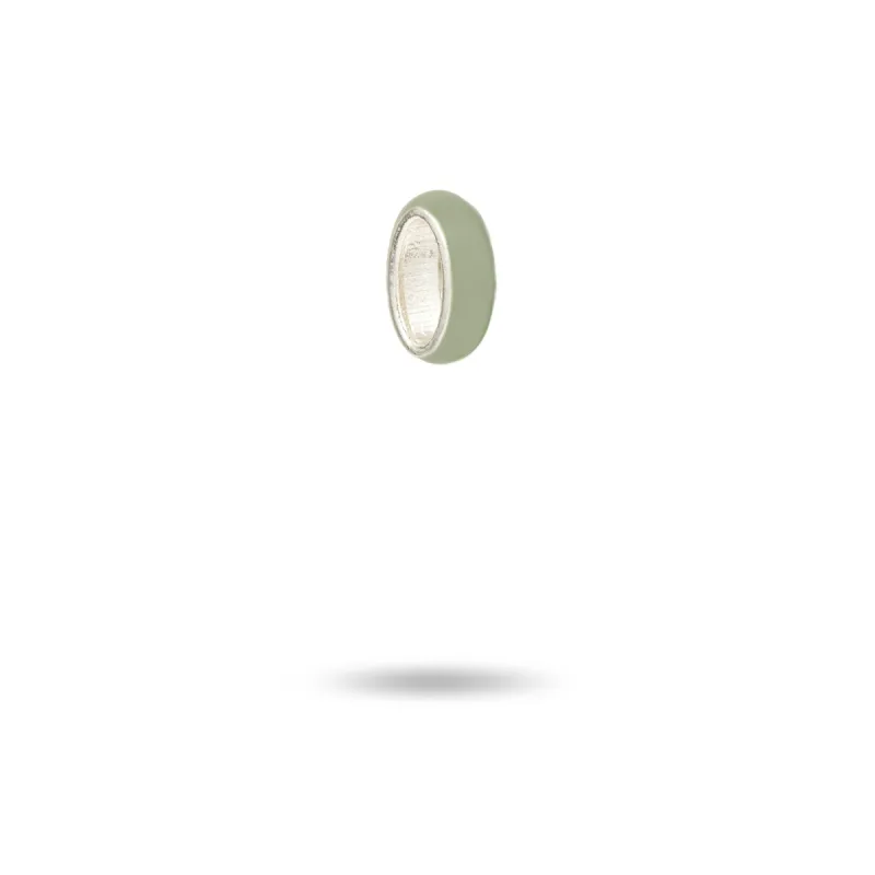 Olive Green Enamel Mini Bead sold by Adina Reyter