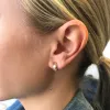 Celestial Diamonds Wide Huggie Hoops sold by Adina Reyter