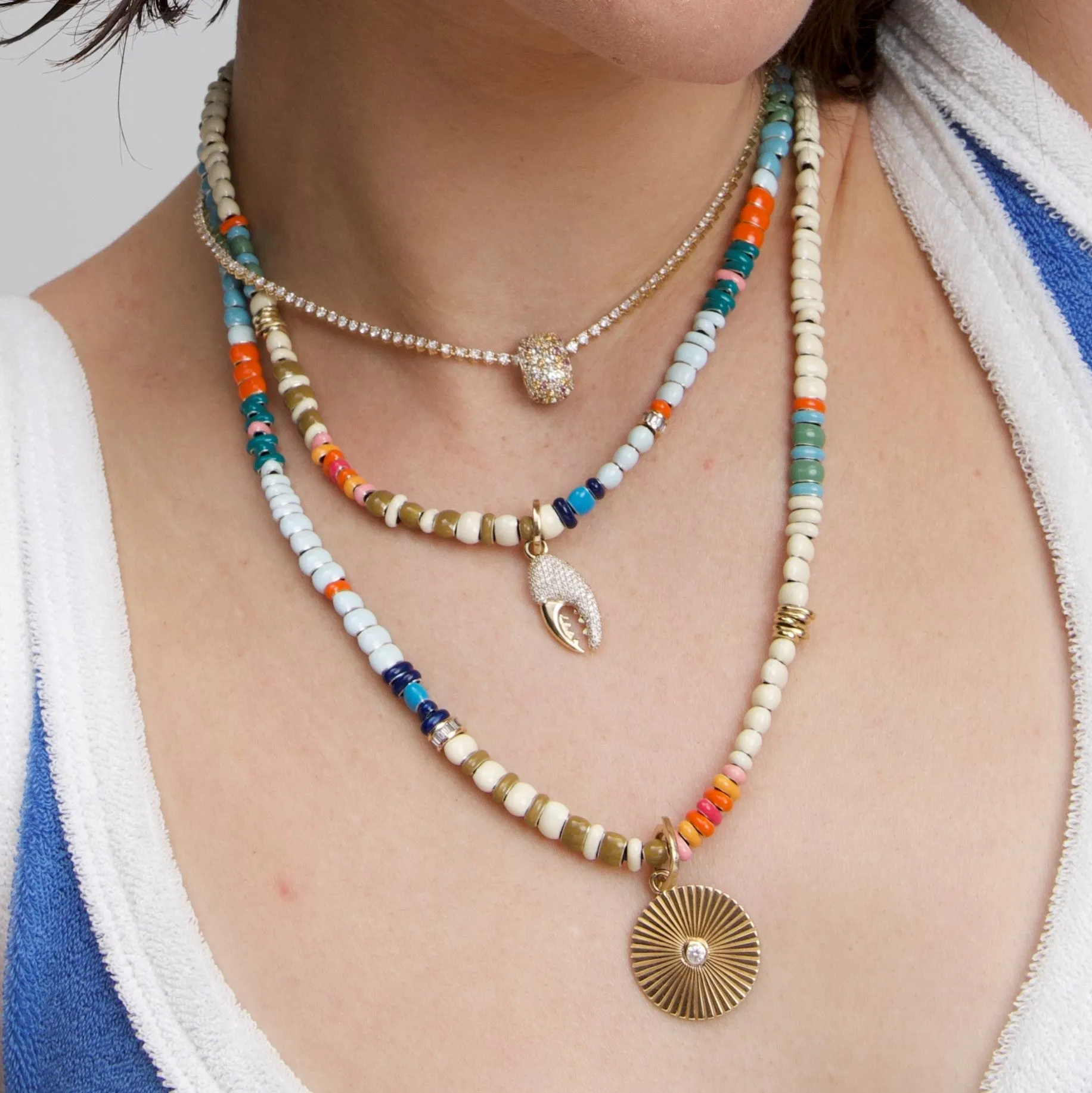 Bead Party Full Enamel Boardwalk Necklace sold by Adina Reyter product image thumbnail 2