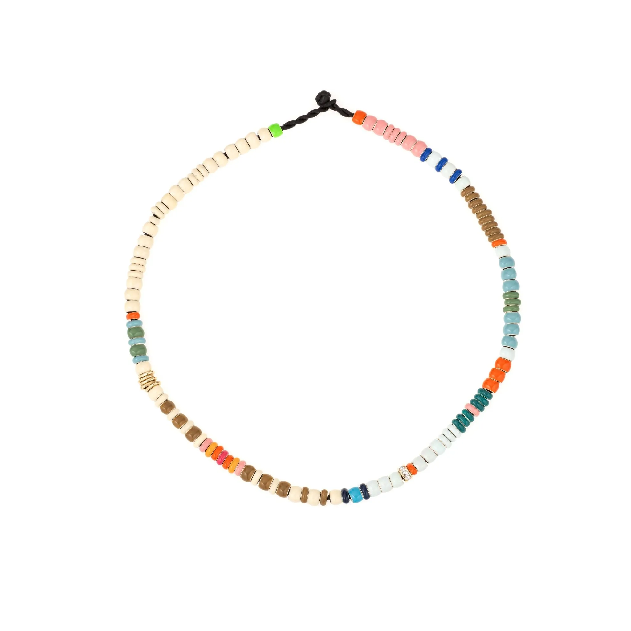 Bead Party Full Enamel Boardwalk Necklace sold by Adina Reyter