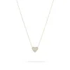 Diamond Puffy Heart Necklace sold by Adina Reyter