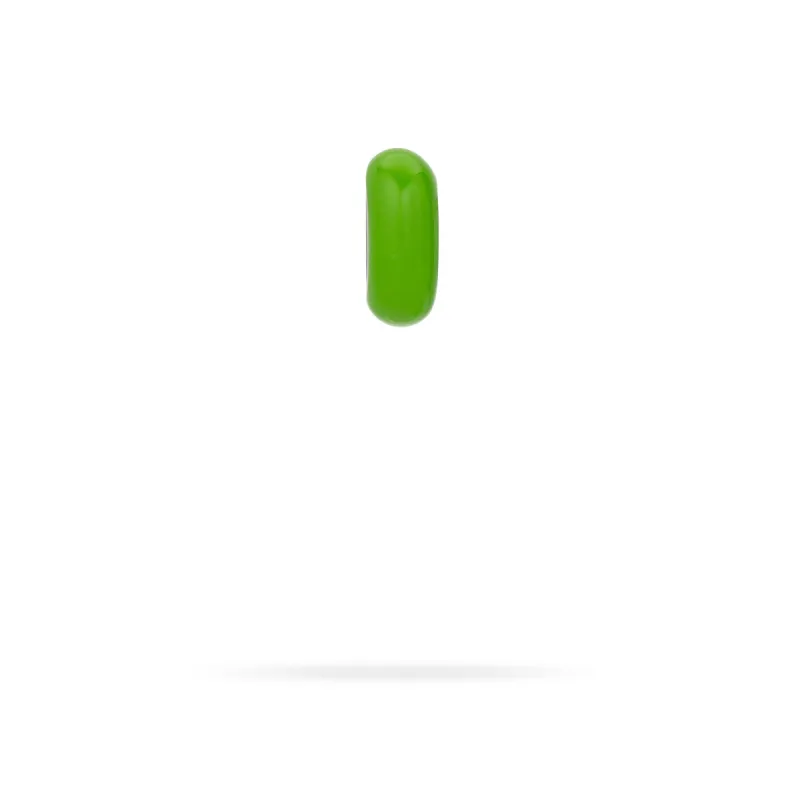 Neon Green Enamel Big Bead sold by Adina Reyter