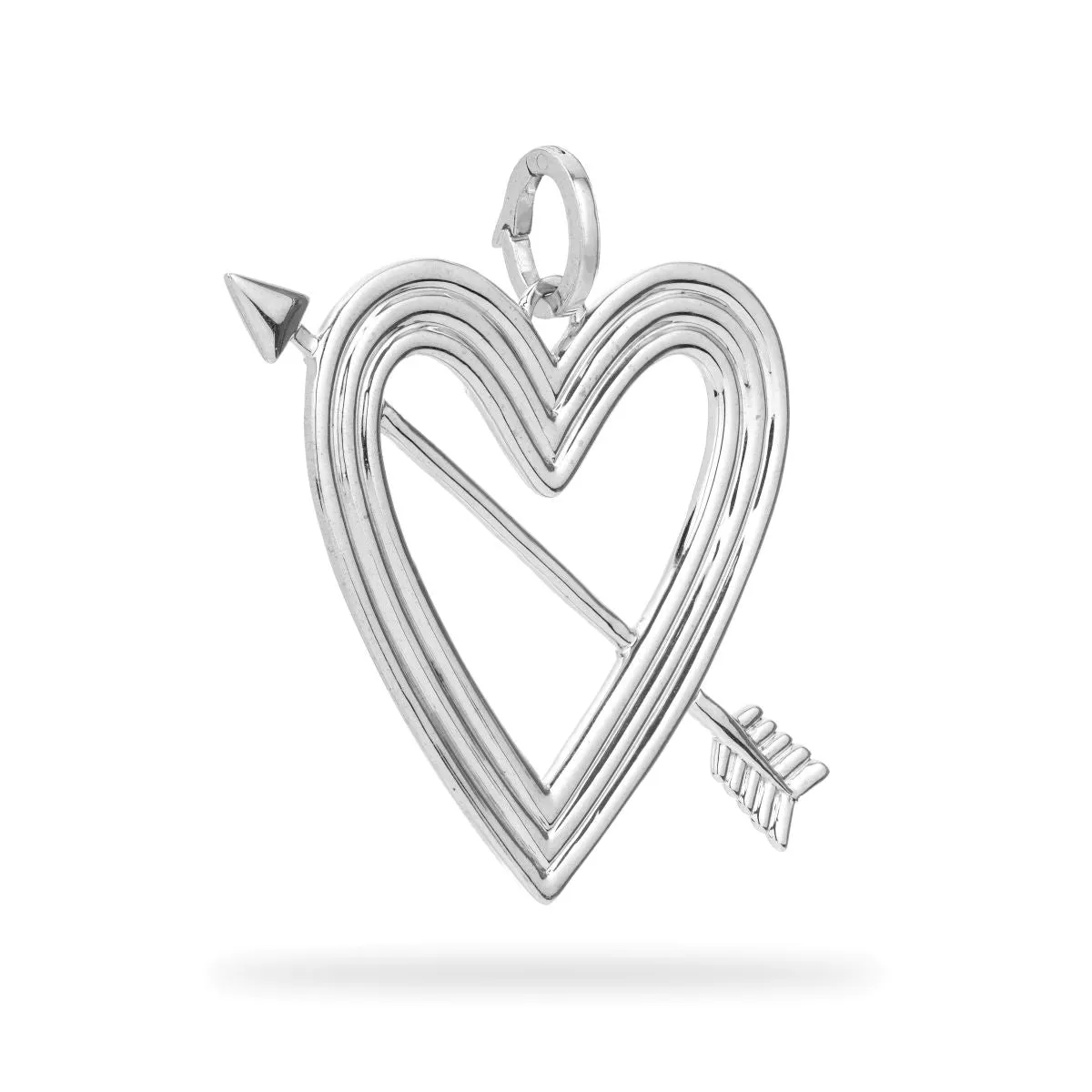 XL Heart + Arrow Hinged Charm sold by Adina Reyter product image thumbnail 3