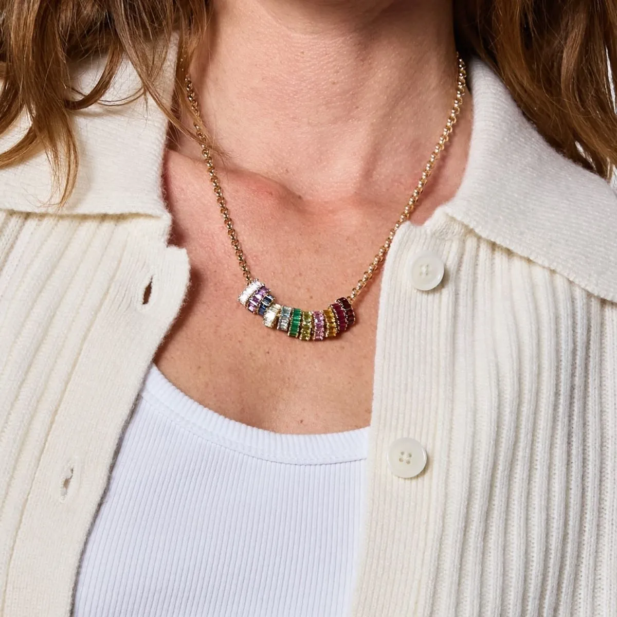 Peridot Baguette Big Bead sold by Adina Reyter product image thumbnail 3