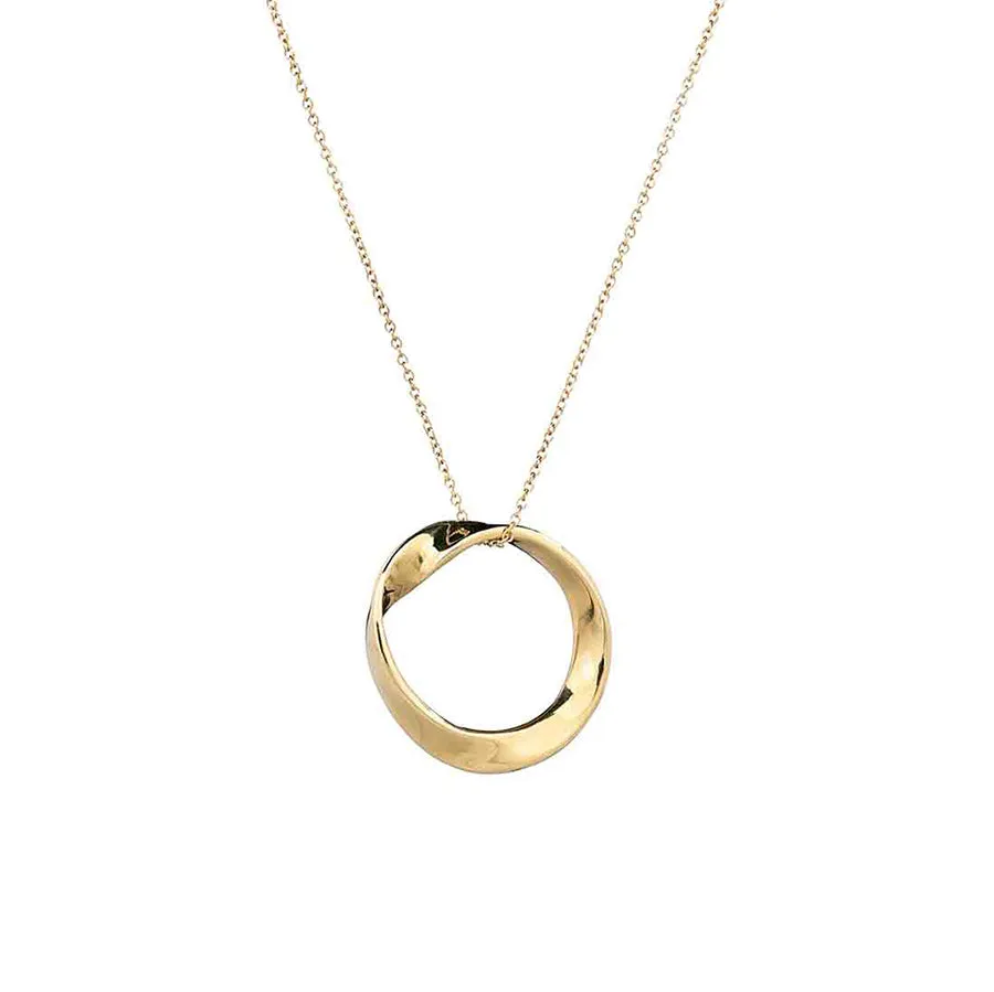 Twist Circle Necklace sold by Adina Reyter