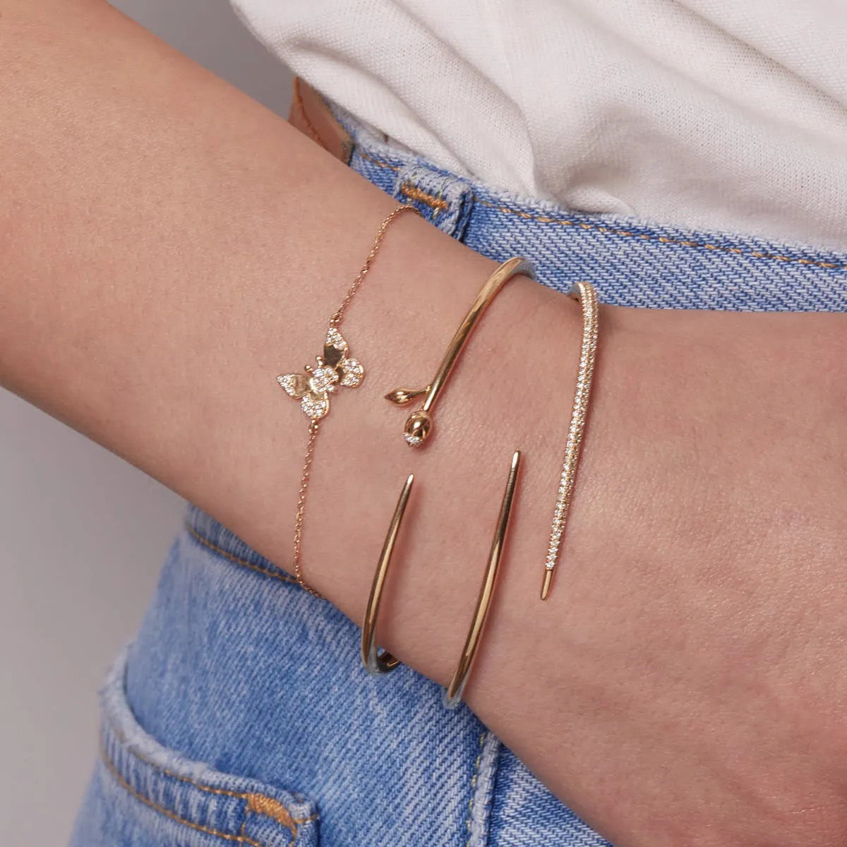 Enchanted Diamond Butterfly Bracelet sold by Adina Reyter product image thumbnail 2