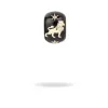 Zodiac Ceramic + Diamond Leo Big Bead sold by Adina Reyter