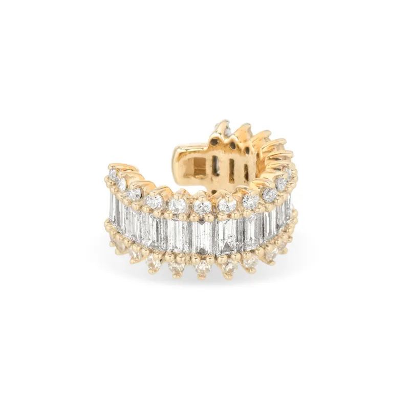 Full Stack Baguette Ear Cuff sold by Adina Reyter