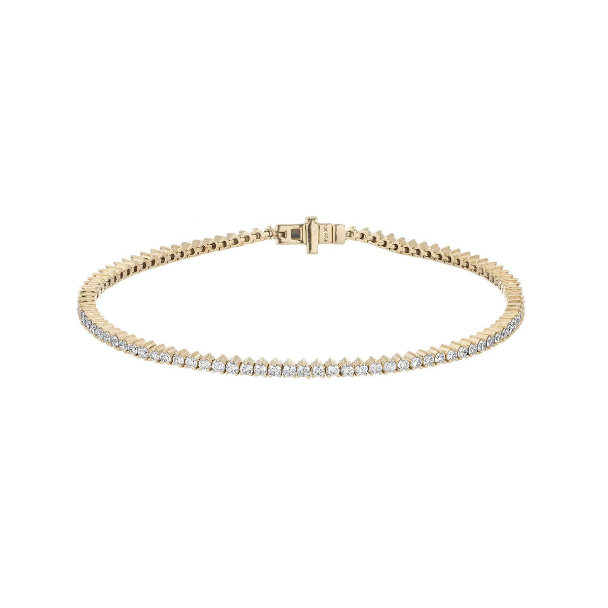 Diamond Rounds Tennis Bracelet sold by Adina Reyter