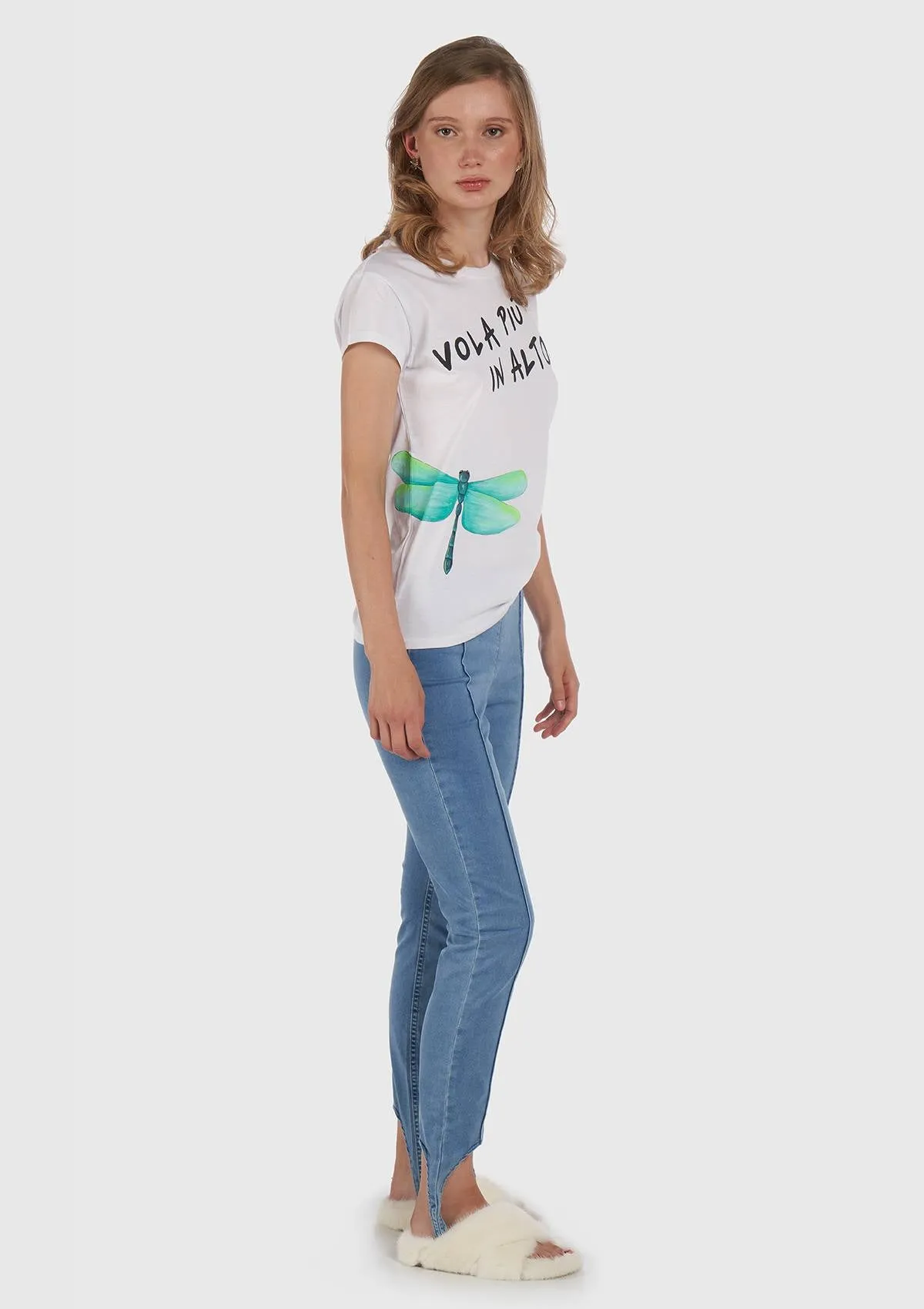 Tshirt Vola Più In Alto sold by Angela Carpio product image thumbnail 3