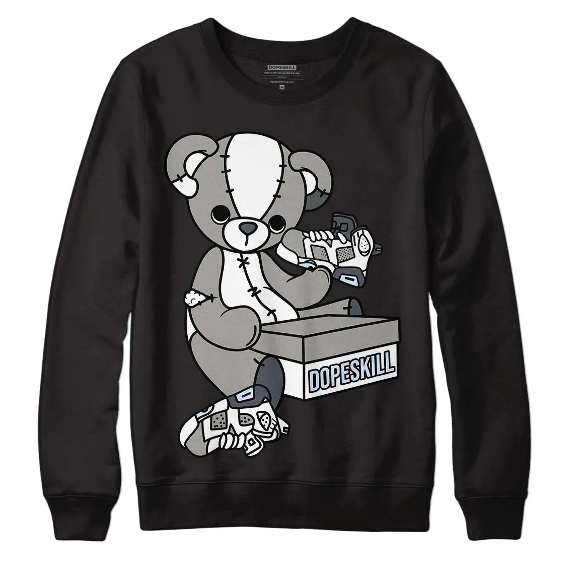 Cool Grey 6s DopeSkill Sweatshirt Sneakerhead BEAR Graphic sold by Archiify product image thumbnail 2