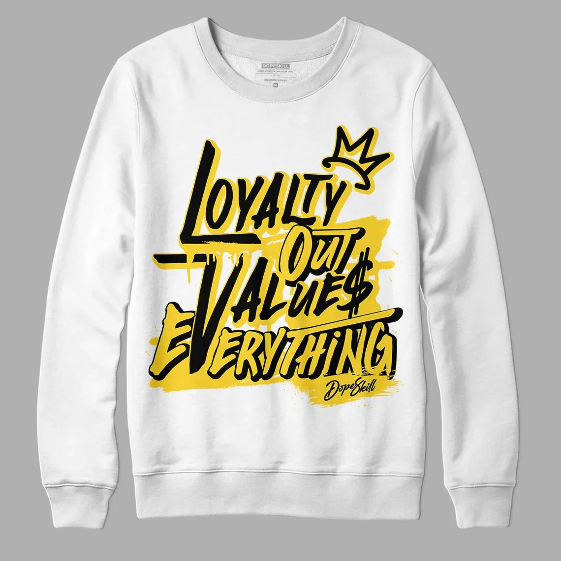Black Tour Yellow AJ 4 Thunder DopeSkill Sweatshirt LOVE Graphic sold by Archiify product image thumbnail 2