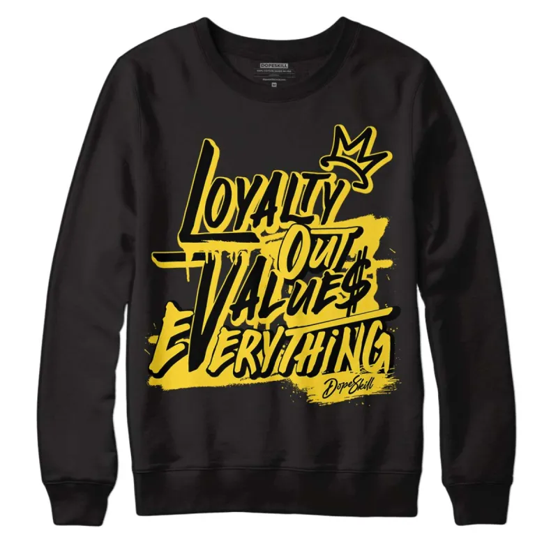 Black Tour Yellow AJ 4 Thunder DopeSkill Sweatshirt LOVE Graphic sold by Archiify