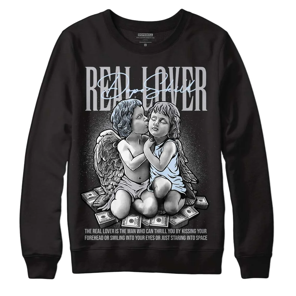 Cement Grey 11s DopeSkill Sweatshirt Real Lover Graphic sold by Archiify product image thumbnail 2