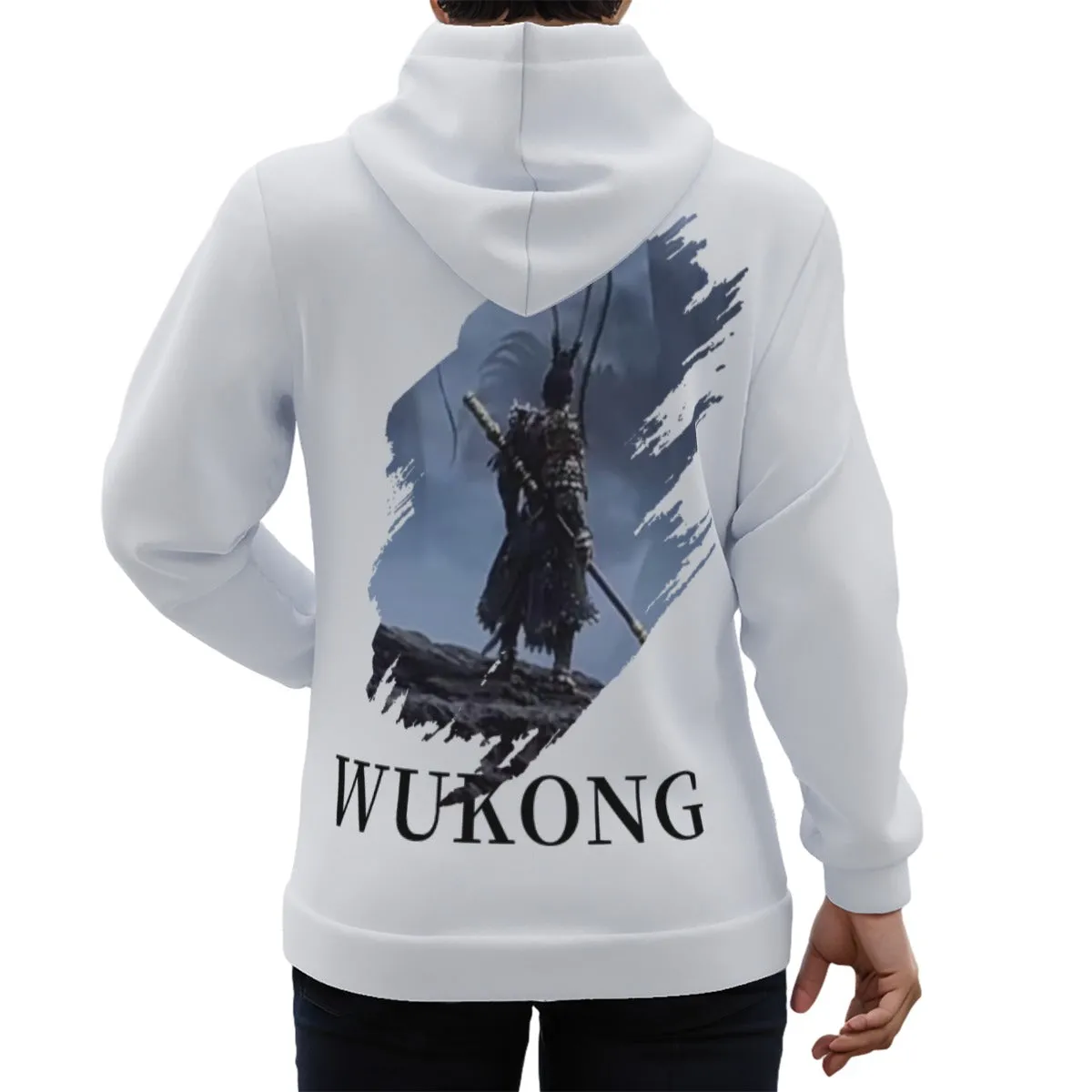 WuKong Ⅸ Eco-friendly All-Over Print Unisex Pullover Hoodie sold by Archiify product image thumbnail 2