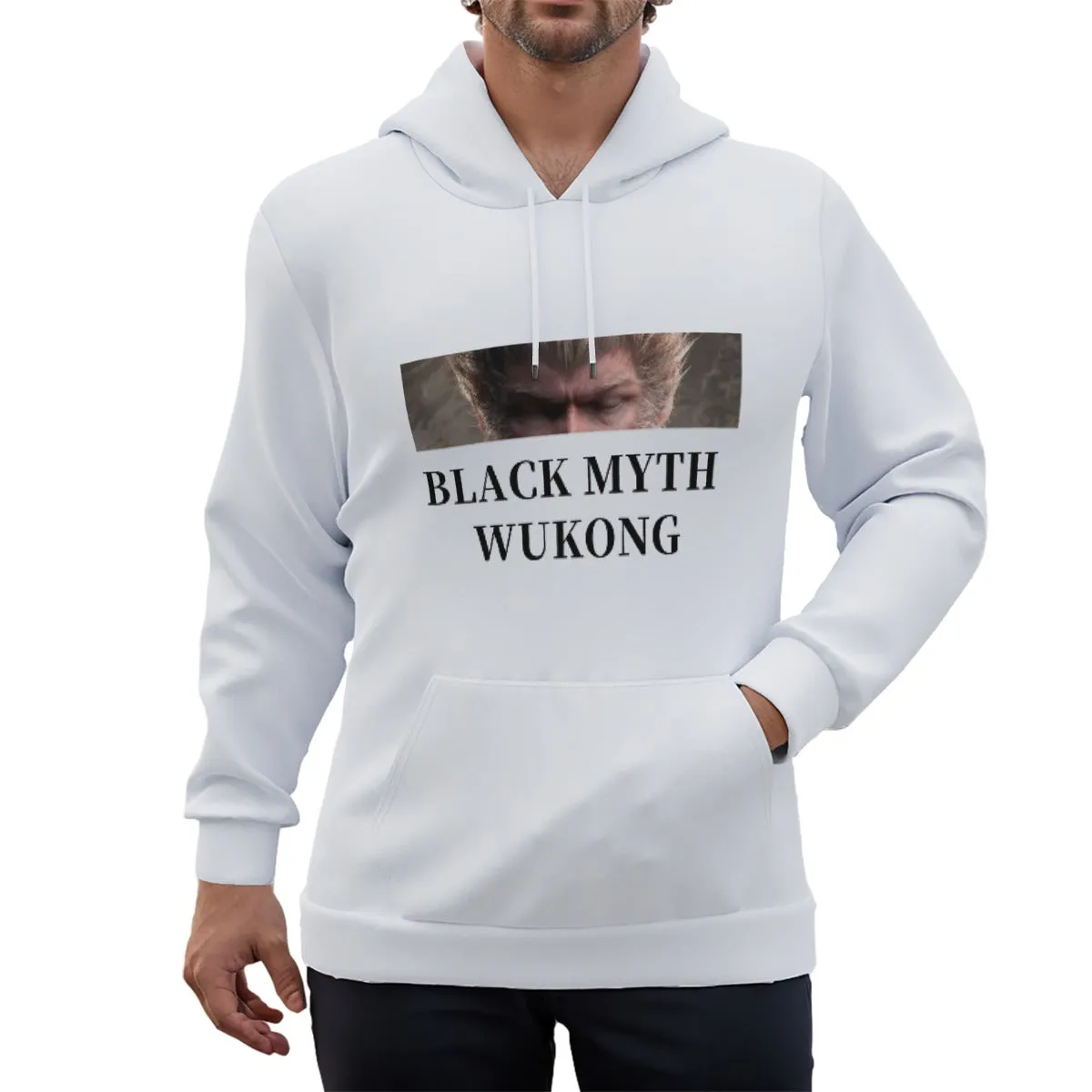 WuKong Ⅸ Eco-friendly All-Over Print Unisex Pullover Hoodie sold by Archiify