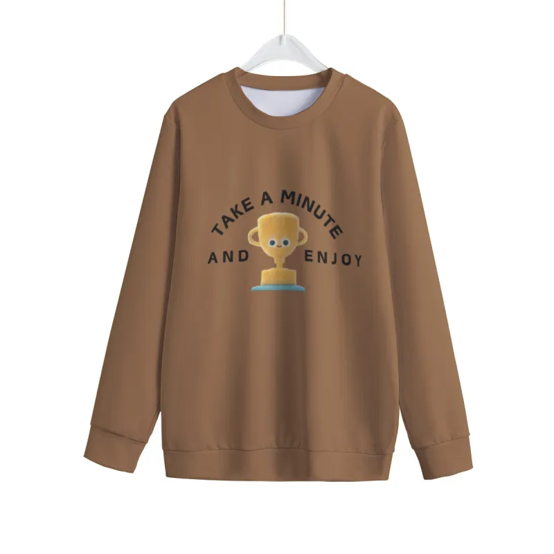 ‘Plush trophy’ All-Over Print Women's Sweatshirt sold by Archiify