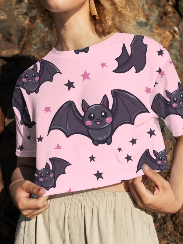 All-Over Print Women's Cropped T-shirt | 190GSM Cotton sold by Archiify