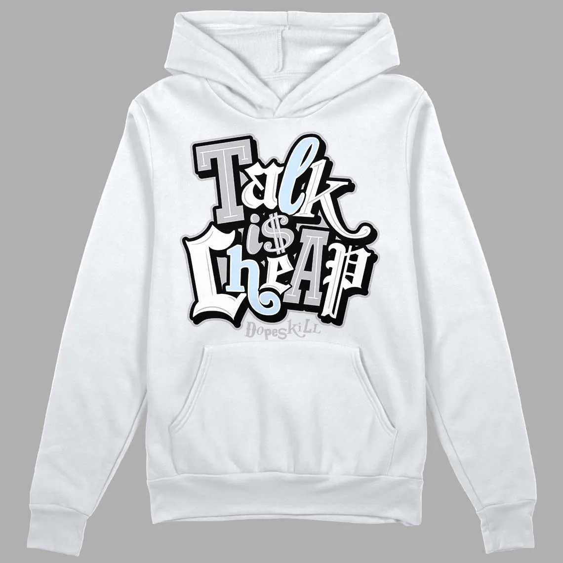 Cement Grey 11s DopeSkill Hoodie Sweatshirt Talk Is Chip Graphic sold by Archiify