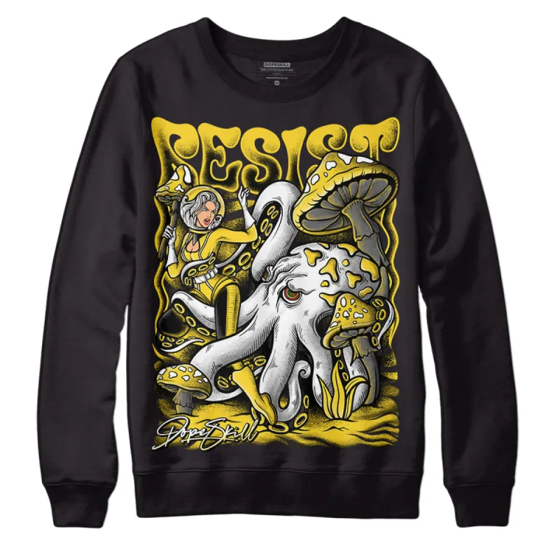 Black Tour Yellow AJ 4 Thunder DopeSkill Sweatshirt Resist Graphic sold by Archiify
